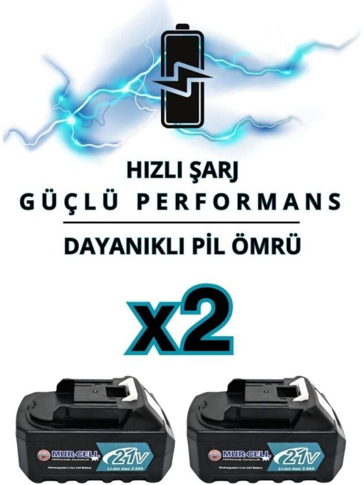 Murcell Şarjlı El Testeresi 15 Pilli